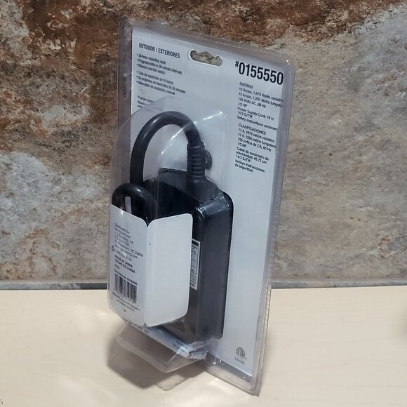 Utilitech Outdoor 24-Hour Heavy Duty Timer Model #0155550 TNO24111 New Sealed - Picture 6 of 10